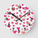 Search for no valentines clocks Heart pattern