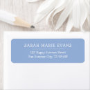 Search for baby blue return address labels Minimalist
