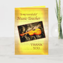 Search for teacher thank you cards Music