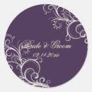 Search for eggplant wedding stickers Dark