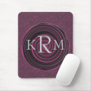 Recherche de prune tapis souris Monogramme