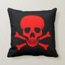 Search for crossbones pillows Jolly roger