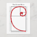 Recherche de rapports cartes postales Spirale fibonacci