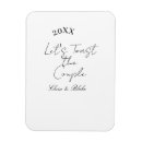 Search for toast magnets Calligraphy typography elegant romantic