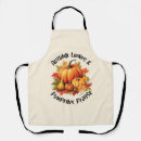 Search for fall autumn aprons Pumpkin spice