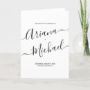 Search for day itinerary wedding programs Minimalist
