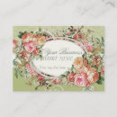 Search for edwardian business cards Vintage rose bouquet