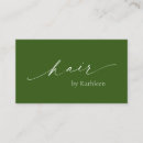 Search for olive green business cards Simple