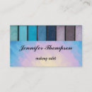 Recherche de palette de maquillage cartes visite Chic
