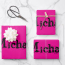 Search for pink and black wrapping paper Typography