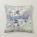 Search for wanderlust pillows Vintage map