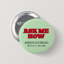 Search for giveaway buttons Company logo promo slogan