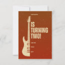 Search for rock and roll birthday invitations Two