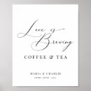 Search for love coffee posters Simple
