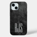 Recherche de vieux cuir iphone coques Noir