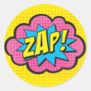 Search for superhero stickers Zap
