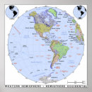 Search for hemisphere posters World map
