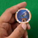 Recherche de oiseau jetons poker Bleu