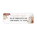 Search for autumn return address labels Flower
