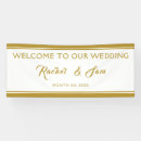 Search for bride and groom name banners Reception