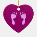 Recherche de empreintes bébé ornements Baby shower