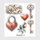 Search for old key stickers Retro
