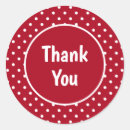 Search for red and white polka dot stickers Thank you
