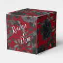 Search for gothic wedding favour boxes Black