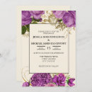 Recherche de elegant purple wedding invitations Floral