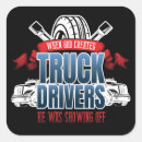 Search for truck drivers stickers Big rig