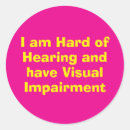 Search for hearing impaired stickers Hard of hearing