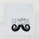 Recherche de moustaches drôles cartes postales Noir
