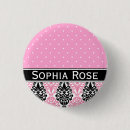 Recherche de motif tendance badges Rose