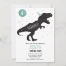 Search for tyrannosaurus rex birthday invitations Wild one
