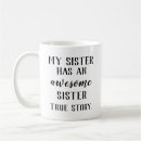 Search for funny sister quote mugs Sibling