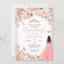 Search for pink butterfly quinceanera invitations Elegant