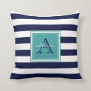 Search for teal and navy pillows Nautical