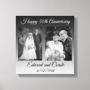 Search for 50th anniversary canvas prints Black