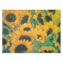 Search for painted sunflower tablecloths Watercolor