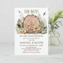 Search for let the adventure begin baby boy shower invitations Forest