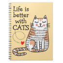Search for cute cat drawing notebooks Cartoon