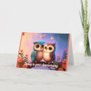 Recherche de famille de hibou cartes postales Unique
