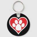 Search for dog paw keychains Hearts