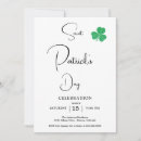 Recherche de jour de la saint patrick invitations Printemps