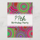 Search for retro circle invitations Pattern