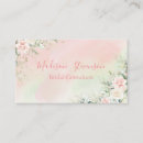 Recherche de floral rose cartes visite Girly