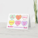 Search for conversation heart cards Candy