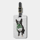 Search for boston terrier luggage tags Bowtie