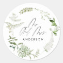 Search for natural wedding stickers Modern