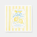 Search for lemon napkins Blue and yellow